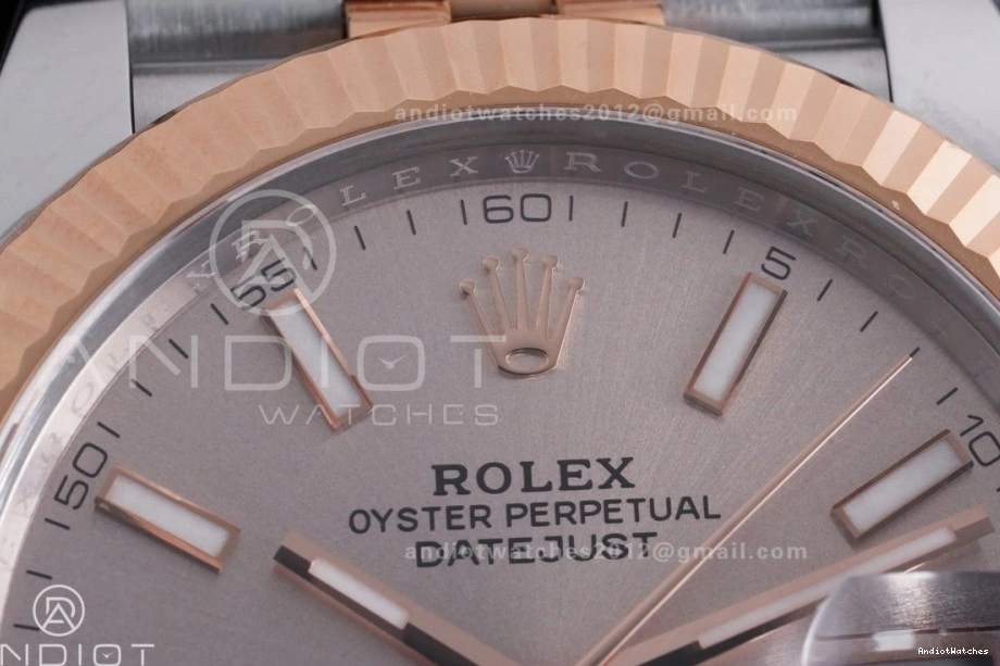 Best Edition on Bracelet Jubilee 41 SS SH Practical Champagne Clean 1:1 Dial DateJust 126331 Steel 904L RG 595 0828